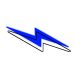 electricity blue icon free png